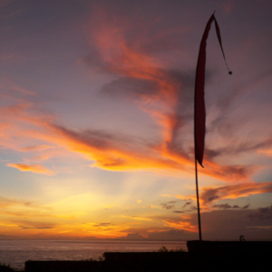 sonnenuntergang in bali